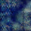 vintage blue tropical