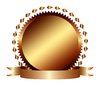 bronze metal, seal or stamp