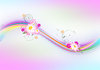 floral abstract background  -