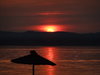 sunset in thassos