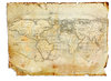 antique world map