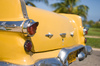 yellow cuban classic car