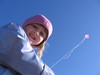 flying a kite