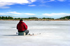 ice fishing landscape