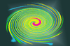 green swirl